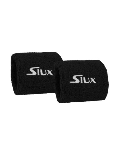 Siux -Pack 2 Muñequeras Siux Club Negras