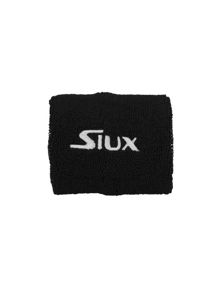Siux -Pack of 2 Black Terry Wristbands
