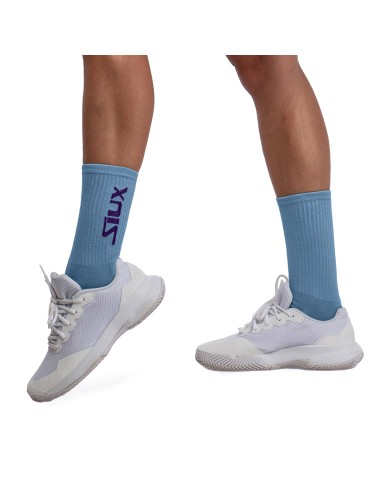 Siux -PACK OF 2 SIUX LONG REVEAL SOCKS - PURPLE + WHITE