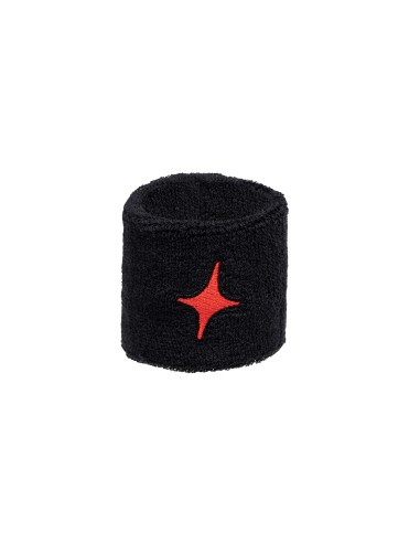 Star Vie -Blister (2 UDS) Muñequera Starvie Negra Star Roja