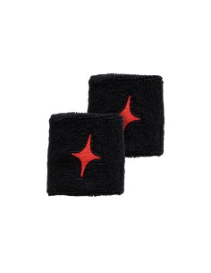 Star Vie -Blister (2 UDS) Muñequera Starvie Negra Star Roja 2