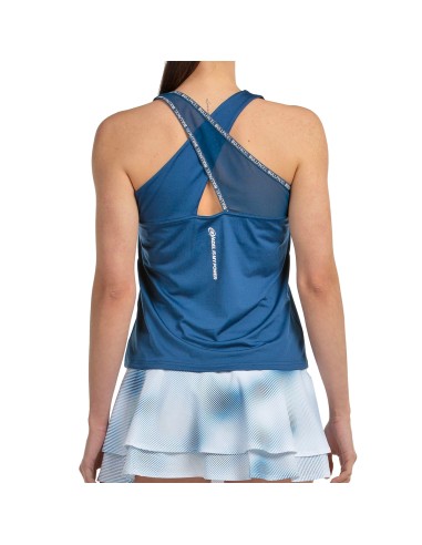 Bullpadel -BULLPADEL WOMEN'S STRAPPY SHIRT DACA 073 LIGHT BLUE