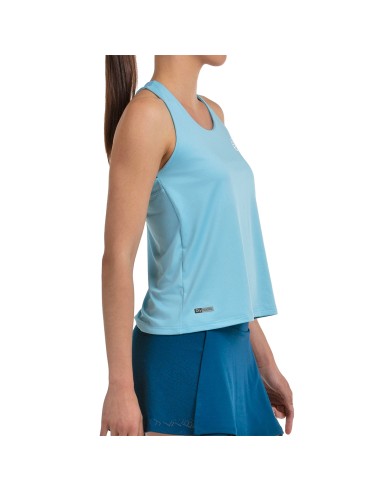 Bullpadel -BULLPADEL WOMEN'S STRAPPY SHIRT DACA 073 LIGHT BLUE