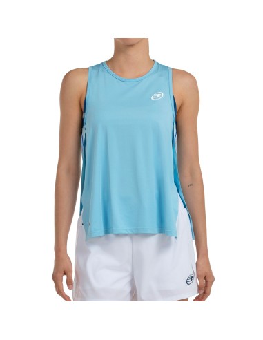 Bullpadel -BULLPADEL WOMEN'S STRAPPY SHIRT DURANTA 073 LIGHT BLUE