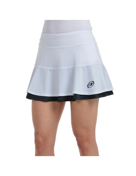 Bullpadel -BULLPADEL BASIC SKIRT TILES 012 WHITE