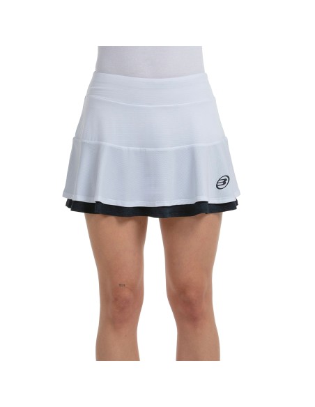 Bullpadel -BULLPADEL BASIC SKIRT TILES 012 WHITE