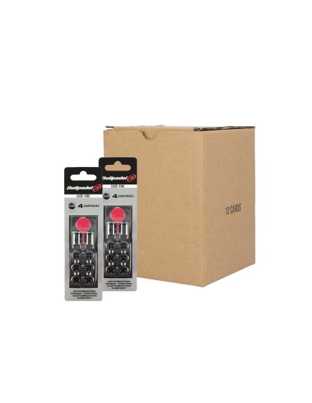 Bullpadel -CAIXA 12 UNIDADES - BLISTER (4 UNIDADES) EASE VIBE BULLPADEL 005 ANTI-VIBRADOR PRETO 448289 Bullpadel -CAIXA 12 UNIDADES - BLISTER (4 UNIDADES) EASE VIBE BULLPADEL 005 ANTI-VIBRADOR PRETO 448289
