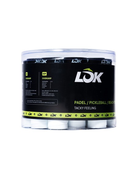 LOK -CUBO LOK DE OVERGRIPS x60 WHITE AC1TA0WH White LOK -CUBO LOK DE OVERGRIPS x60 WHITE AC1TA0WH White