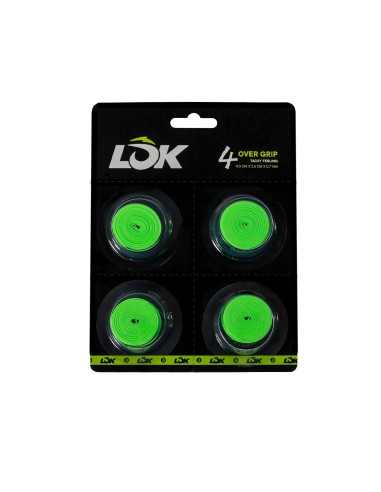 LOK -Blister Overgrip Lok x4 Verde