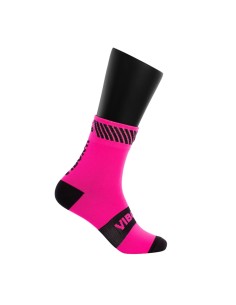 Vibor-a -CALCETINES VIBOR-A KAIT MEDIA CAムA ROSA/NEGRO 40180.A55