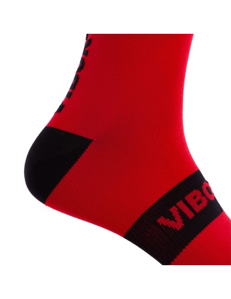 Vibor-a -Calcetines Vibor-A Kait Media Caña Rojo/Negro