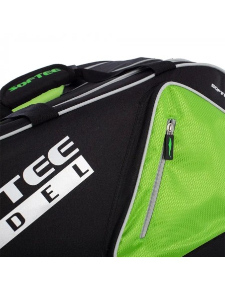 SOFTEE -Paletero Softee Padel Square Verde Fluor