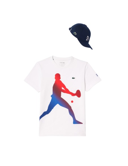 Lacoste -CAMISETA LACOSTE DJOKOVIC FAN COLLECTION TH7516 001