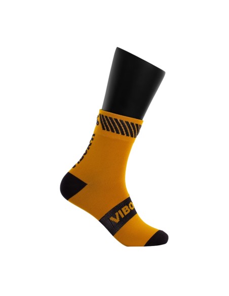 Vibor-a -CALCETINES VIBOR-A KAIT MEDIA CAﾑA ORO/NEGRO 40180.OR