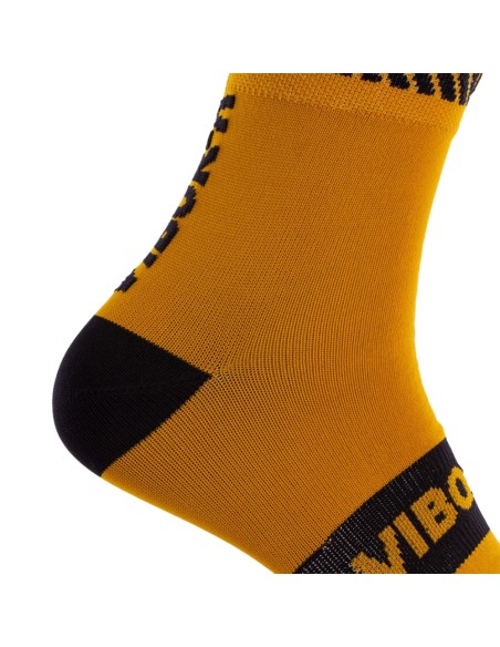 Vibor-a -CALCETINES VIBOR-A KAIT MEDIA CAﾑA ORO/NEGRO 40180.OR