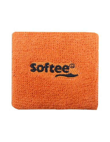 SOFTEE -Muñequera Normal Softee Naranja Flúor