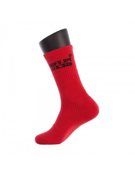 SOFTEE -Calcetines Softjim Premium Rojo/Negro