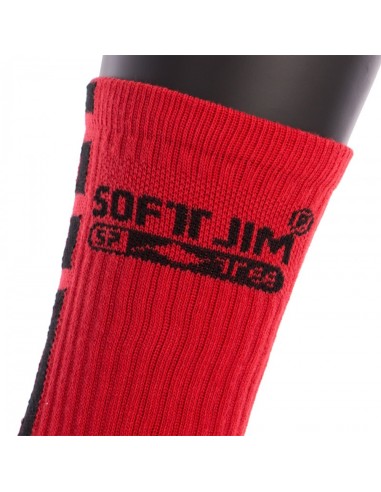 SOFTEE -Calcetines Softjim Premium Rojo/Negro