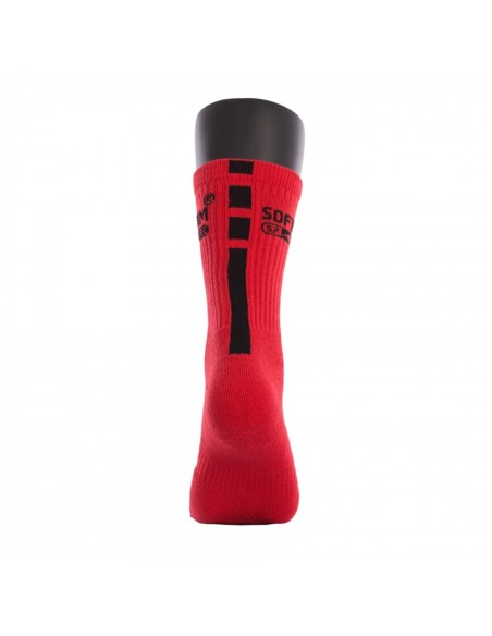 SOFTEE -Calcetines Softjim Premium Rojo/Negro