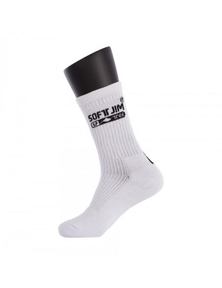 SOFTEE -CALCETINES SOFTJIM PREMIUM BLANCO/NEGRO 40500.A08