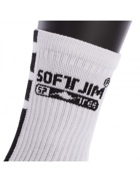 SOFTEE -CALCETINES SOFTJIM PREMIUM BLANCO/NEGRO 40500.A08