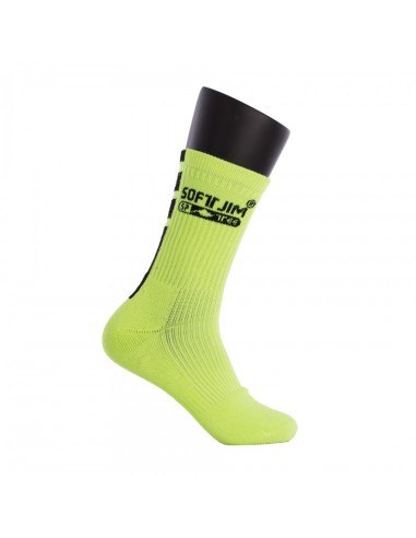 SOFTEE -CALCETINES SOFTJIM PREMIUM AMARILLO FLUOR/NEGRO 40500.A03