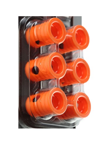 Bullpadel -BLISTER (4 UNIDADES) EASE VIBE BULLPADEL 037 ANTIVIBRADOR LARANJA 448293