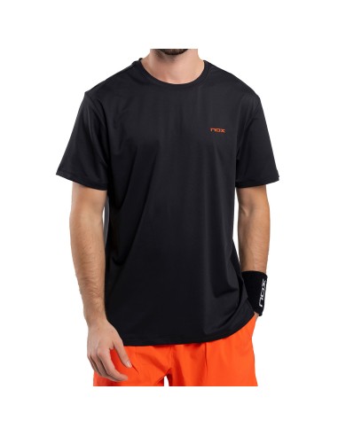 Nox -T-SHIRT PRETA REGULAR DA EQUIPE NOX T24HCATRBL