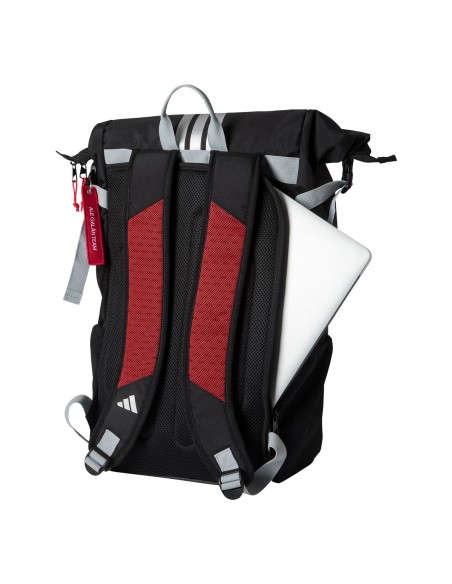 Adidas -Mochila Adidas Multigame Negro Rojo 3.4 AB1MA0U22