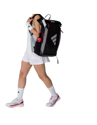 Adidas -Mochila Adidas Multigame Negro Rojo 3.4 AB1MA0U22