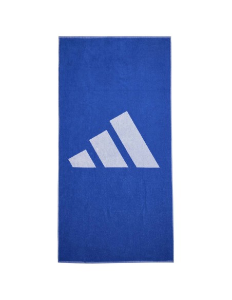 Adidas -Toalla Grande Adidas 3 Barra Azul