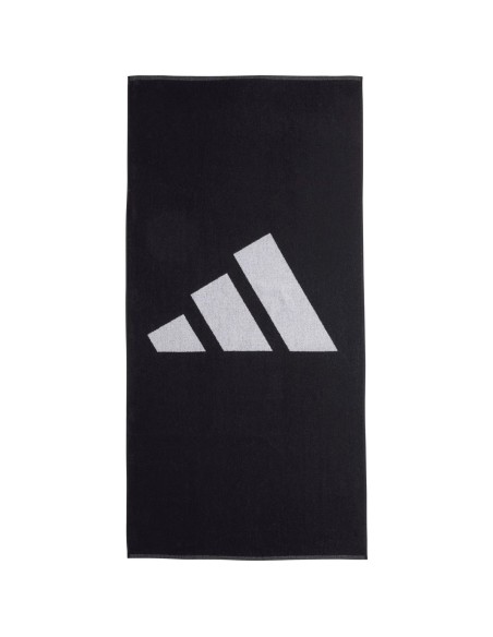 Adidas -Toalla Grande Adidas 3 Barra Negro Adidas -Toalla Grande Adidas 3 Barra Negro
