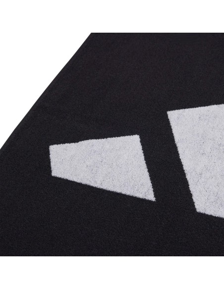 Adidas -Toalla Grande Adidas 3 Barra Negro Adidas -Toalla Grande Adidas 3 Barra Negro