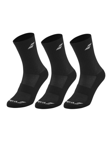 Babolat -Calcetines Babolat 3 Pares Pack Negro Junior