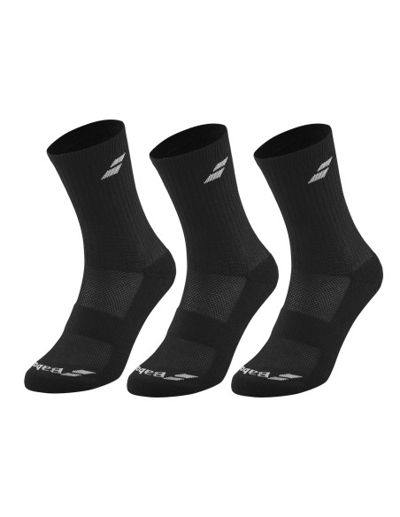 Babolat -Calcetines Babolat 3 Pares Pack Negro Junior