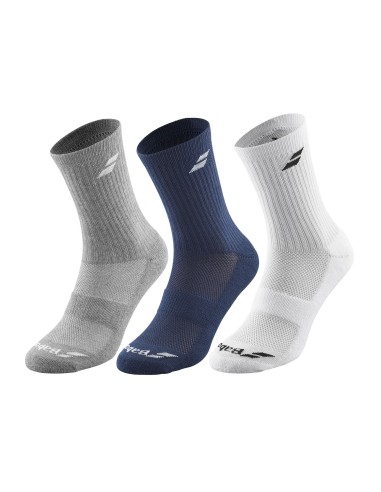Babolat -Babolat Socks Pack 3 Pairs Multicolor Junior