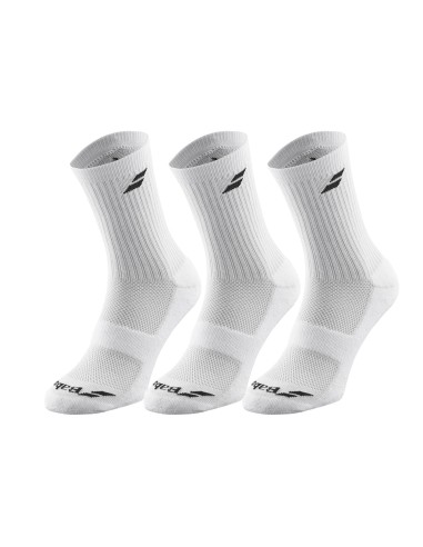 Babolat -Calcetines Babolat Pack 3 Pares Blanco Junior