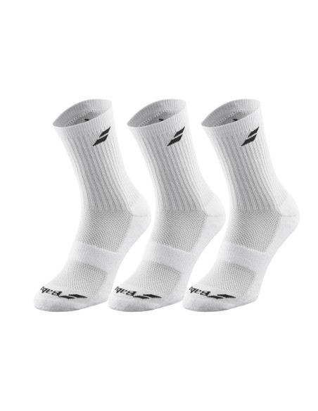 Babolat -Meias Babolat Pack 3 Pares Branco Junior