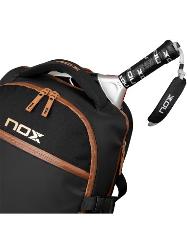 Nox -Mochila Nox Luxury Open Series Negro Marrón