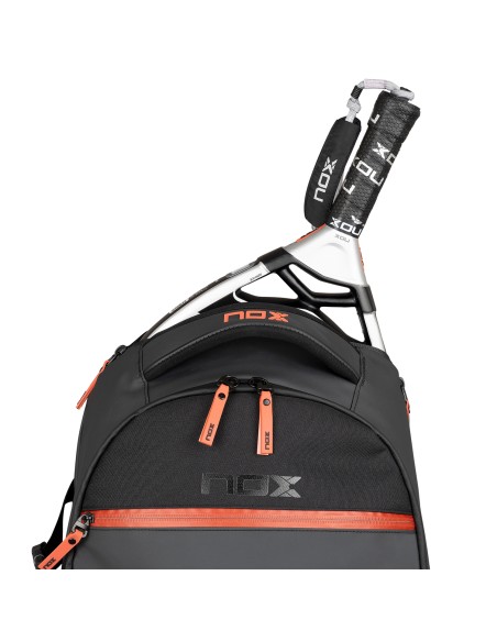 Nox -Mochila Nox Luxury Open Series Preto Vermelho