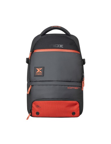 Nox -Mochila Nox Luxury Open Series Negro Rojo