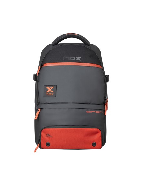Nox -Mochila Nox Luxury Open Series Negro Rojo