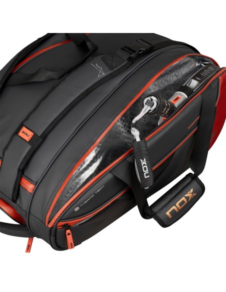 Nox -Paletero Nox Luxury Open Series Negro Rojo