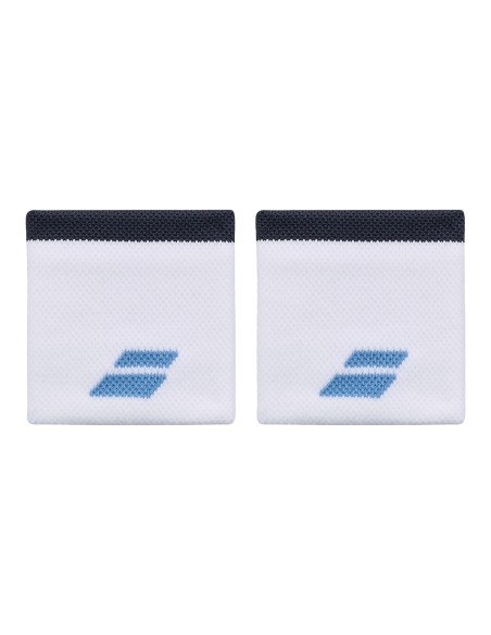 Babolat -Muñequera Babolat Logo Wristband Blanco Babolat -Muñequera Babolat Logo Wristband Blanco