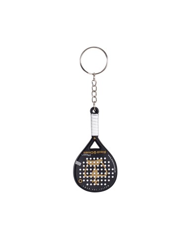 Black Crown -BLACK CROWN KEYCHAIN 7CM X 4CM BLACK/GOLD A001745