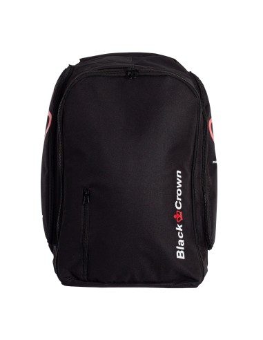 Black Crown -Mochila Black Crown Focus Negro Rojo