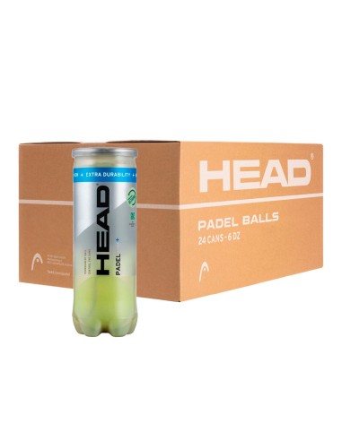 Head -Cajón 24 Botes de 3 Pelotas Head Padel Pro+