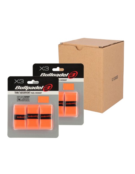 Bullpadel -Box 12 Units - Blister (3 units) Bullpadel Overgrip