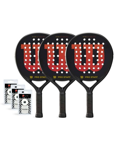 WILSON -Wilson Pro Staff V2 Team ALT Black Trio Pack