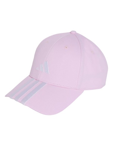 Adidas -Gorra Adidas New Logo 3 Bandas Unisex Rosa